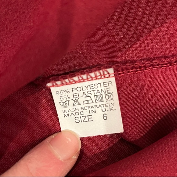 Red Off-the-Shoulder Bodycon - Picture 7 of 8